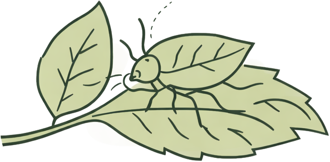 Bladluis illustratie